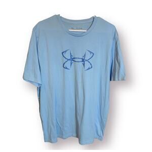 Under Armour Men's UA Fish Hook Logo Short Sleeve Graphic T-Shirt XXL 2XL